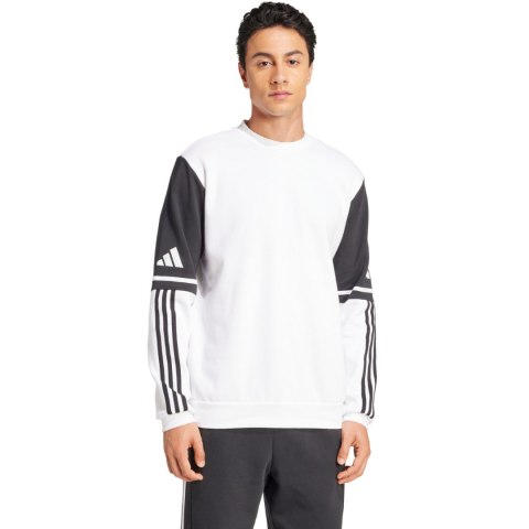 Bluza męska adidas Squadra 25 Sweat Crew biało-czarna JD2959 Adidas teamwear