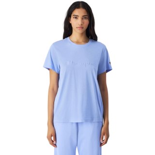 Koszulka damska Champion SS Tee błękitna 117650 BS186 Champion