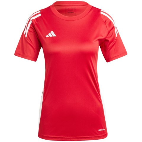 Koszulka damska adidas Tiro 24 Jersey czerwona IS1023 Adidas teamwear