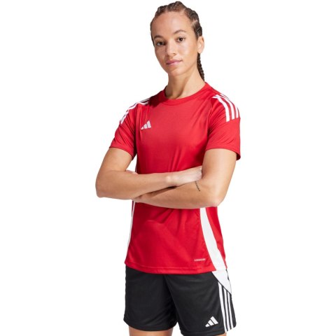 Koszulka damska adidas Tiro 24 Jersey czerwona IS1023 Adidas teamwear