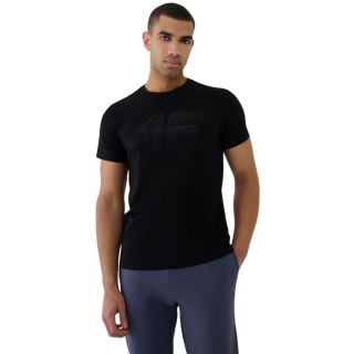 Koszulka męska 4F M2004 głęboka czerń 4FWSS25TTSHM2004 20S 4F