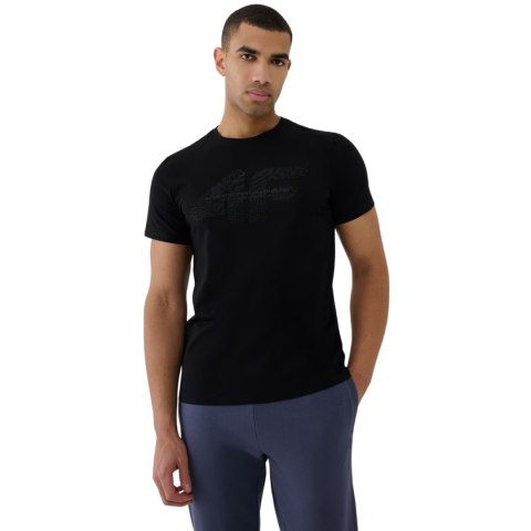 Koszulka męska 4F M2004 głęboka czerń 4FWSS25TTSHM2004 20S 4F