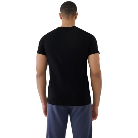 Koszulka męska 4F M2004 głęboka czerń 4FWSS25TTSHM2004 20S 4F