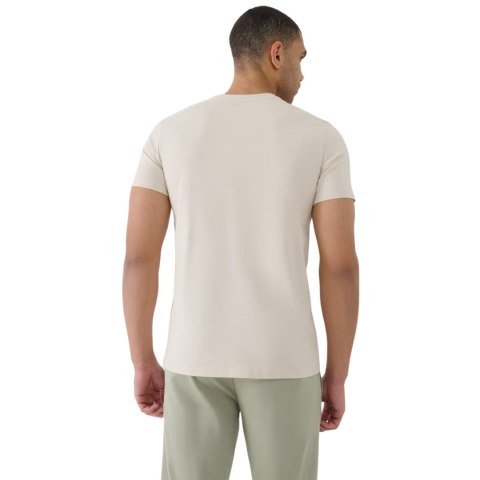 Koszulka męska 4F M2004 kremowa 4FWSS25TTSHM2004 12S 4F