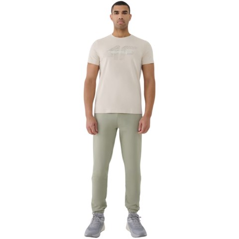 Koszulka męska 4F M2004 kremowa 4FWSS25TTSHM2004 12S 4F