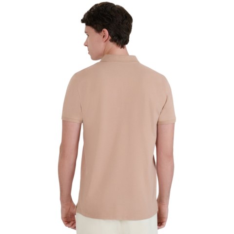 Koszulka męska polo 4F M407 beżowa 4FWSS25TPTSM407 83S 4F