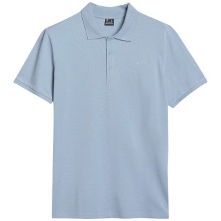 Koszulka męska polo 4F M407 jasnoniebieska 4FWSS25TPTSM407 34S 4F