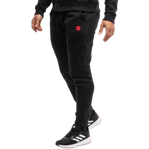 Spodnie męskie Ozoshi James czarne OZ93933 Ozoshi