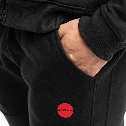 Spodnie męskie Ozoshi James czarne OZ93933 Ozoshi