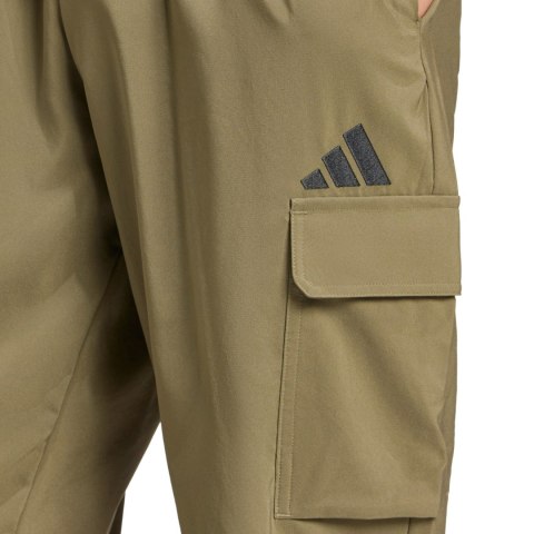 Spodnie męskie adidas Essentials Small Logo Cargo oliwkowe JD1824 Adidas