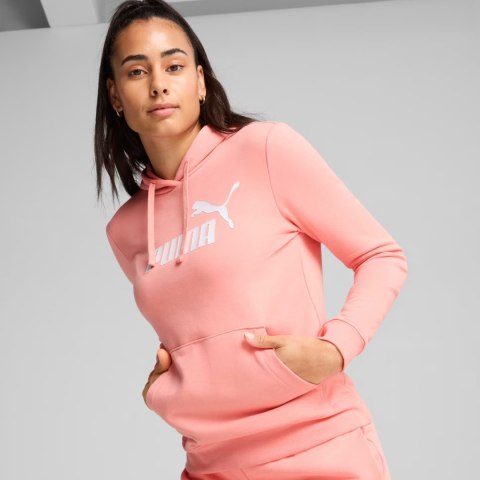 Bluza damska Puma ESS No.1 Logo Hoodie łososiowa 682391 18 Puma