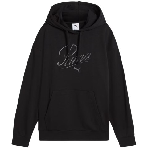 Bluza damska Puma Ess Script Comfort Hoodie czarna 684983 01 Puma
