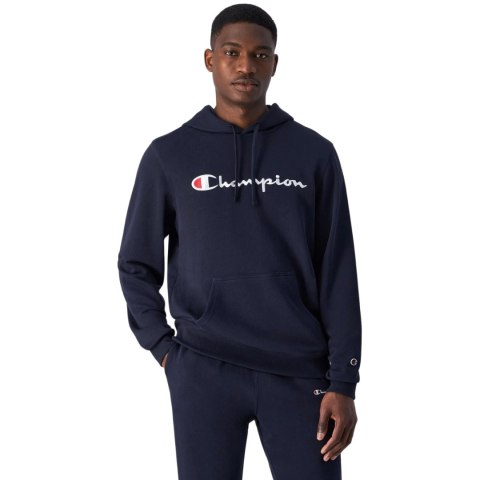Bluza męska Champion Hooded Sweatshirt granatowa 220726 BS501 Champion