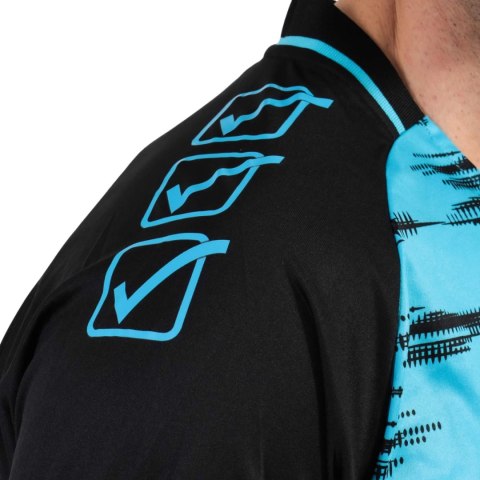 Komplet bramkarski Givova Difesa turkusowo-czarny KITP10 2410 Givova