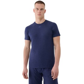Koszulka męska 4F FNK M1344 ciemny granat melanż 4FWSS25TFTSM1344 30M 4F