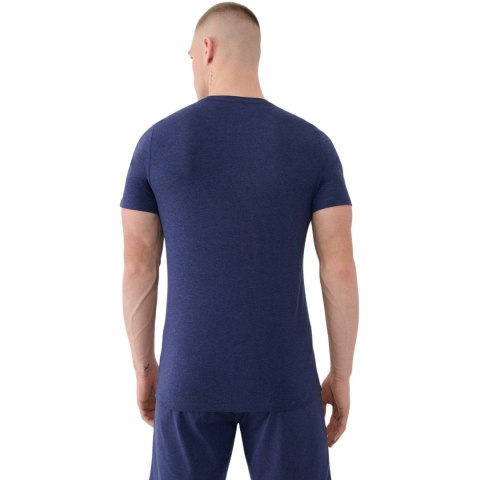 Koszulka męska 4F FNK M1344 ciemny granat melanż 4FWSS25TFTSM1344 30M 4F