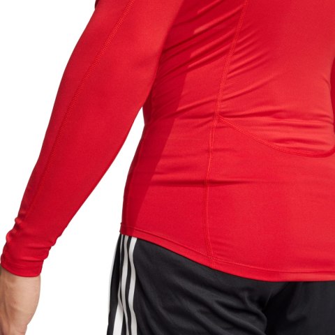 Koszulka męska adidas Techfit Long Sleeve Tee czerwona JP2926 Adidas teamwear