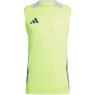 Koszulka męska adidas Tiro 24 Competition Training Sleeveless Jersey limonkowa IR5478 Adidas teamwear