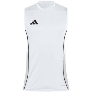 Koszulka męska adidas Tiro 25 Competition Sleeveless Jersey biała JJ1522 Adidas teamwear