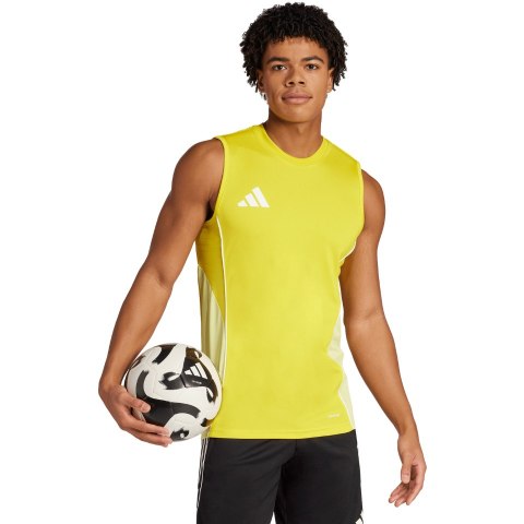 Koszulka męska adidas Tiro 25 Competition Sleeveless Jersey żółta JI8954 Adidas teamwear