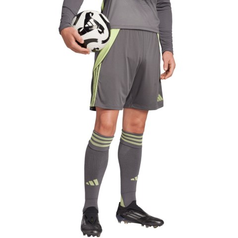 Spodenki męskie adidas Tiro 24 szaro-limonkowe JN1993 Adidas teamwear