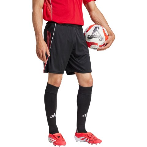 Spodenki męskie adidas Tiro 25 Competition Training czarno-czerwone JI6491 Adidas teamwear