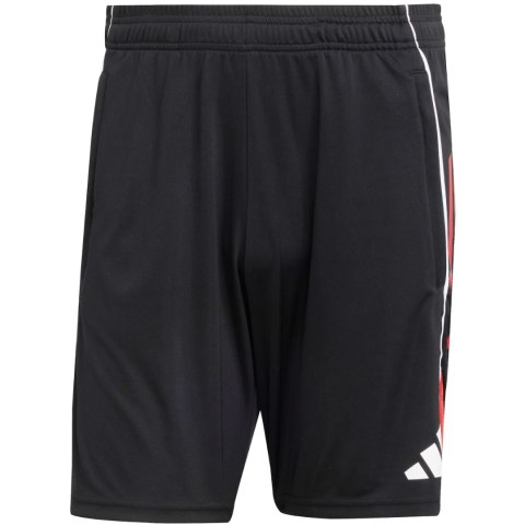 Spodenki męskie adidas Tiro 25 Competition Training czarno-czerwone JI6491 Adidas teamwear