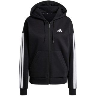 Bluza damska adidas Essentials 3 Stripes Full Zipp Hoodie czarna JE1283 Adidas