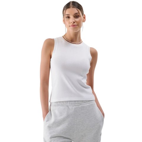 Koszulka damska 4F F132 biała 4FWMM00TSLEF132 10S 4F