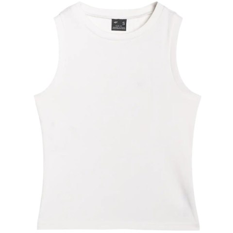 Koszulka damska 4F F132 biała 4FWMM00TSLEF132 10S 4F