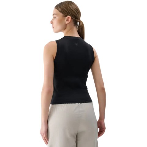 Koszulka damska 4F F132 głęboka czerń 4FWMM00TSLEF132 20S 4F