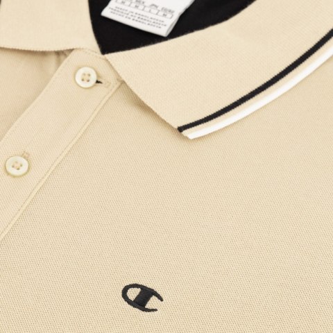 Koszulka męska Champion polo beżowa 220897 MS091 Champion