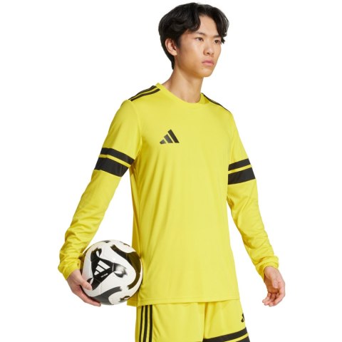 Koszulka męska adidas Squadra 25 Long Sleeve Jersey LM żółta JF6077 Adidas teamwear