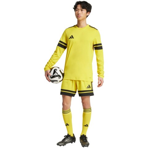 Koszulka męska adidas Squadra 25 Long Sleeve Jersey LM żółta JF6077 Adidas teamwear
