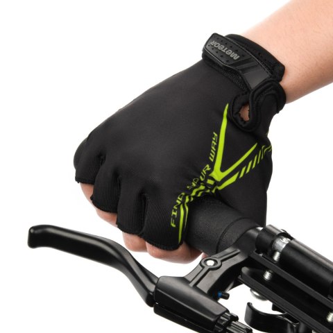 Rękawiczki rowerowe Meteor MX12 czarne 17615-17616-17617-17618 Meteor