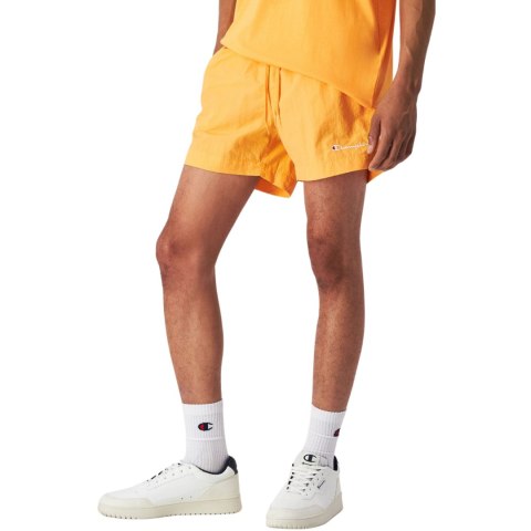 Spodenki kąpielowe męskie Champion Beachshort pomarańczowe 219979 OS059 Champion