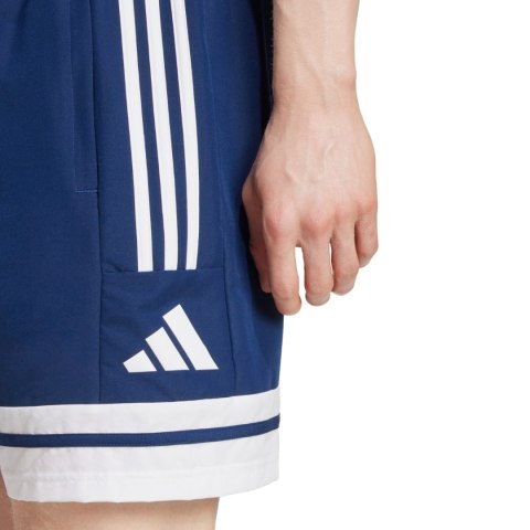 Spodenki męskie adidas Squadra 25 Downtime Woven granatowe JD2955 Adidas teamwear
