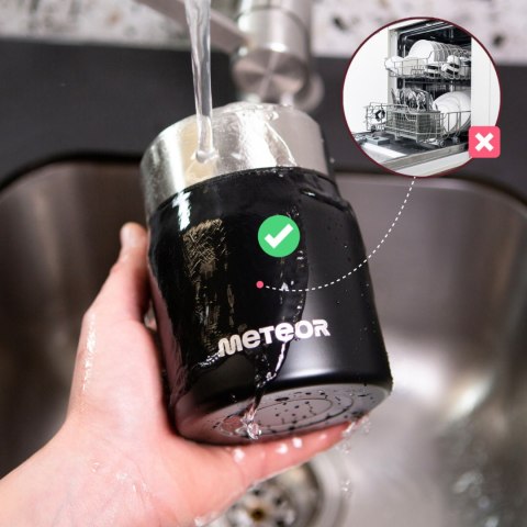 Termos obiadowy Meteor czarny 17244 Meteor