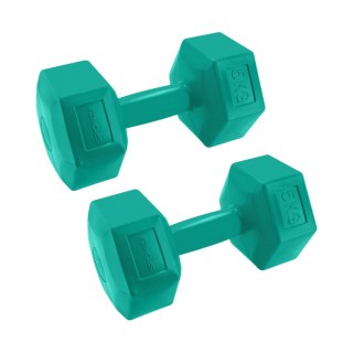 Zestaw hantli Spokey Monster 2x5kg DGN zielone 943622 Spokey