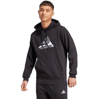 Bluza męska adidas Camo 3B Hoodie czarna JM6378 Adidas