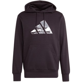 Bluza męska adidas Camo 3B Hoodie czarna JM6378 Adidas