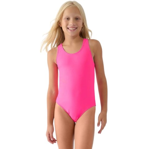 Kostium kąpielowy dla dziewczynki 4F F074 fuksja neon 4FJWMM00USWSF074 55N 4F
