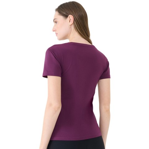 Koszulka damska 4F F1990 ciemny fiolet 4FWSS25TTSHF1990 50S 4F