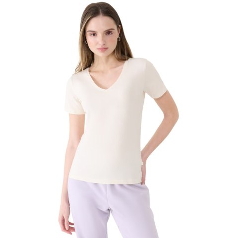 Koszulka damska 4F F1990 złamana biel 4FWSS25TTSHF1990 11S 4F