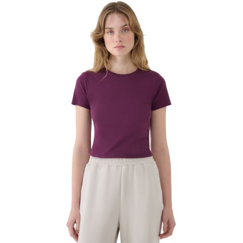 Koszulka damska 4F F1995 ciemny fiolet 4FWSS25TTSHF1995 50S 4F