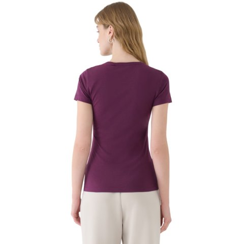 Koszulka damska 4F F1995 ciemny fiolet 4FWSS25TTSHF1995 50S 4F