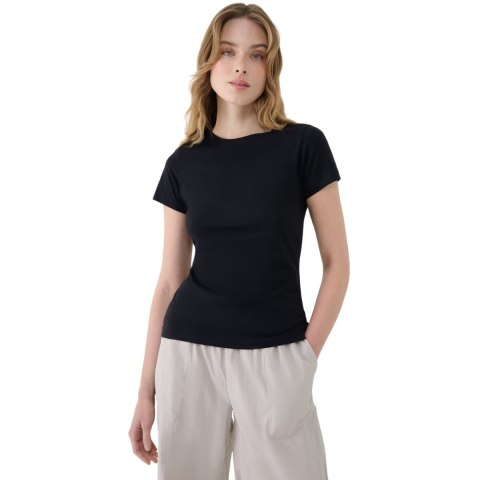 Koszulka damska 4F F1995 głęboka czerń 4FWSS25TTSHF1995 20S 4F