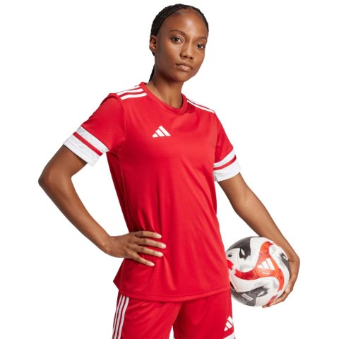 Koszulka damska adidas Squadra 25 Jersey czerwona JI9985 Adidas teamwear