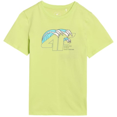 Koszulka dla chłopca 4F M1917 soczysta zieleń 4FJWSS25TTSHM1917 45S 4F