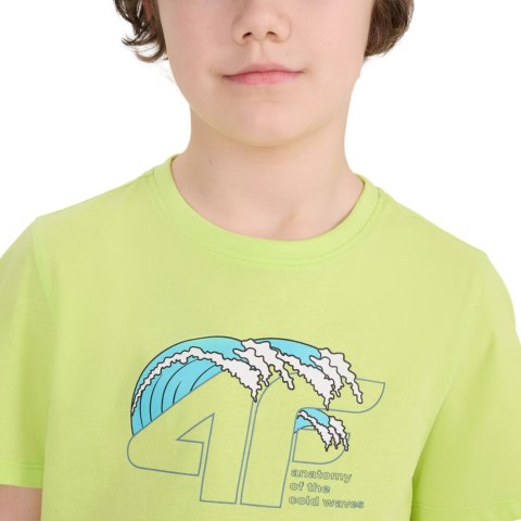 Koszulka dla chłopca 4F M1917 soczysta zieleń 4FJWSS25TTSHM1917 45S 4F